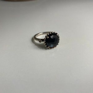 Navy Blue Pandora Statement Ring